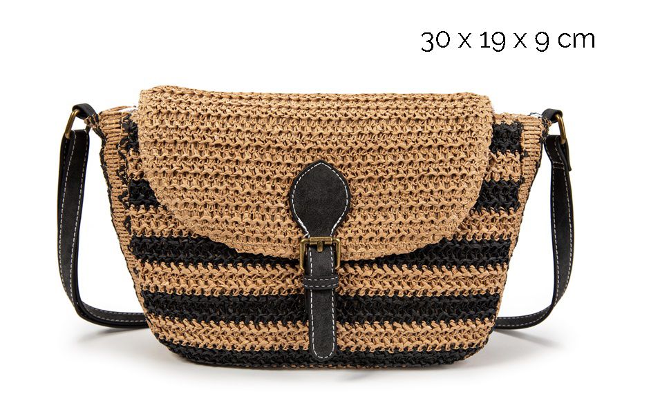 Bolso de Mujer Marrón con Compartimentos