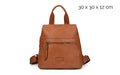 Mochila Marrón, Verde y Bronce - Looftys