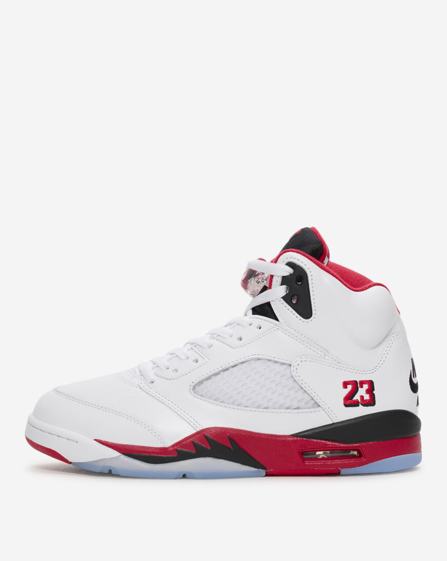 Jordan 5 Retro Rojo Fuego y Negro