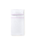 Juego de Sábanas de 3 Piezas para Cuna, Modelo Amoroso - Blanco-rosa