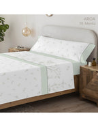 Juego de Sábanas, Modelo Aroa - Beige / 90 cm