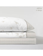Juego de Sábanas, Modelo Aroa - Beige / 90 cm
