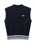 Autry Top de Punto de Viscosa Mujer Azul