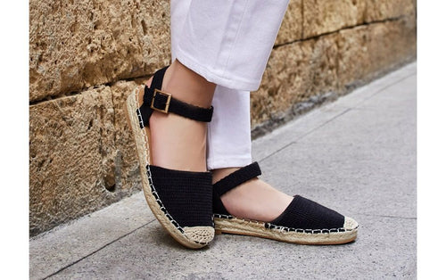 Alpargatas Planas con Pulsera para Mujer – Sandalias de Estilo Ibicenco LA-FB-5195 LOOFTYS