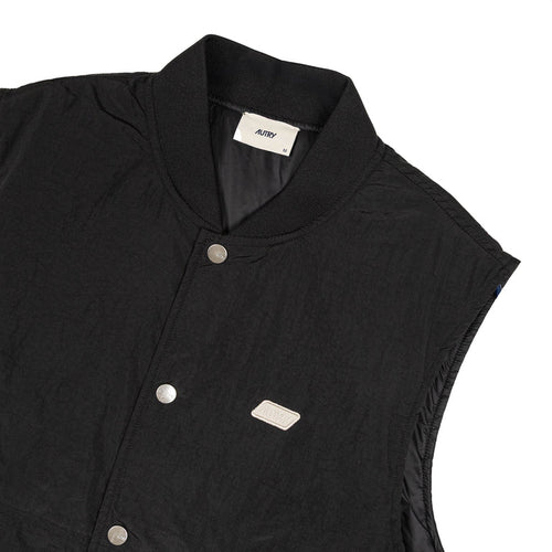 Autry Chaleco de Nylon Unisex Negro detalle