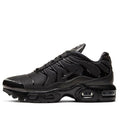 Nike Air Max Plus TN Triple Black niño vista lateral