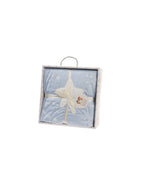 Manta Sherpa Infantil con Aplique de Estrella 80x110 cm
