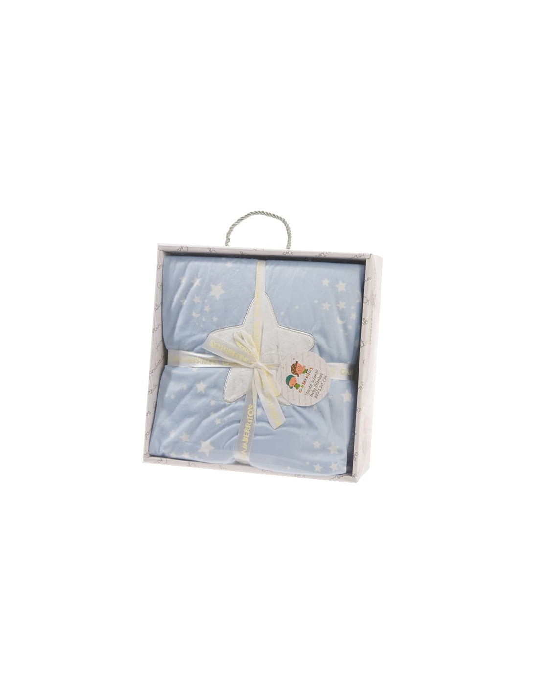 Manta Sherpa Infantil con Aplique de Estrella 80x110 cm