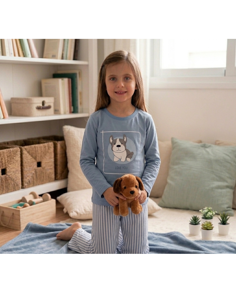Pijama Modal Manga Larga Niña Love You (imagen 3)