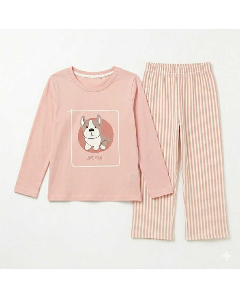 Pijama Modal Manga Larga Niña Love You