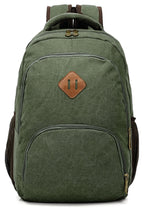 Mochila de Lona Verde – Mochila Casual Resistente y Moderna para Uso Diario 180426 LOOFTYS