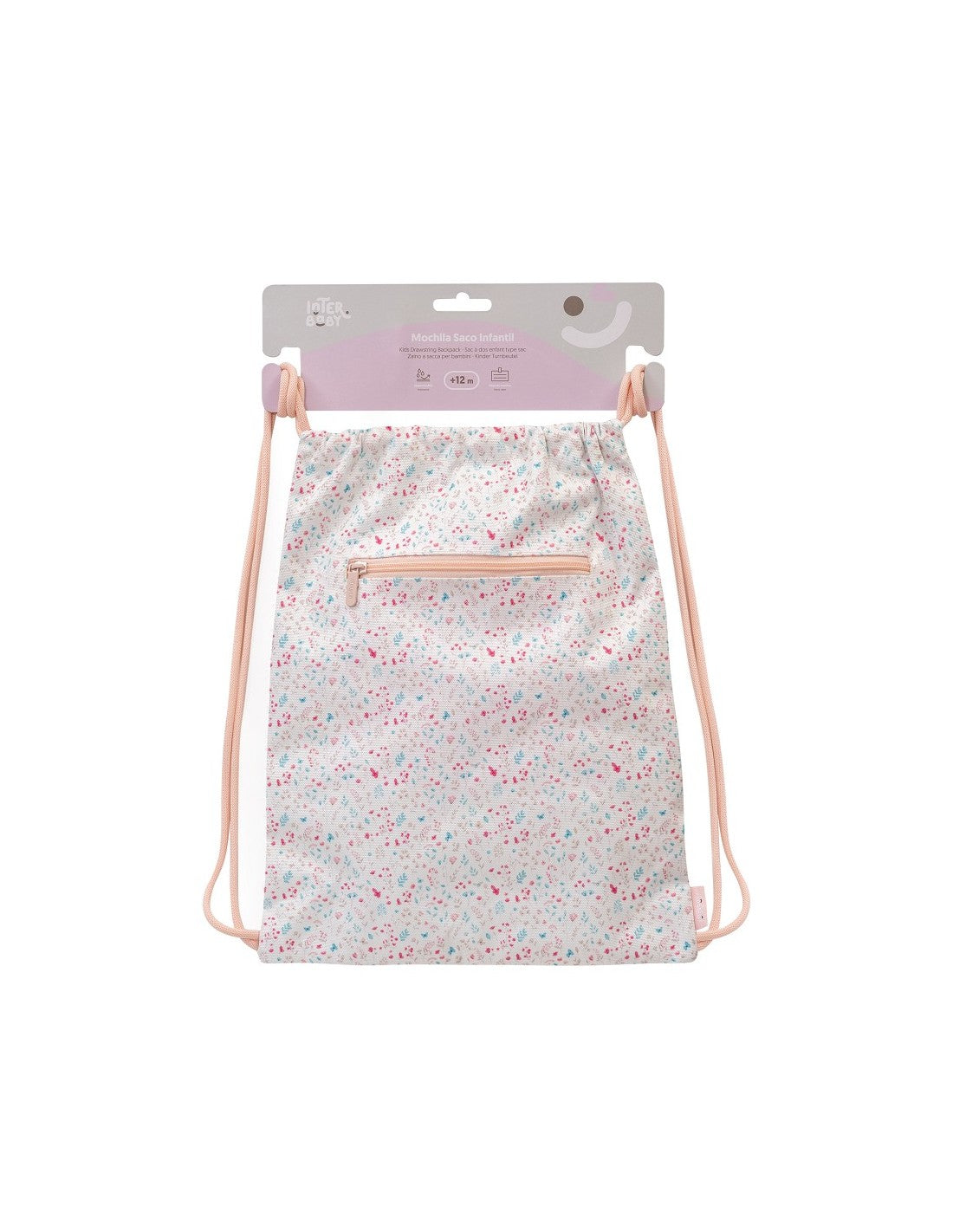 Mochila - Saco Infantil, Diseño Pétalos (imagen 3)