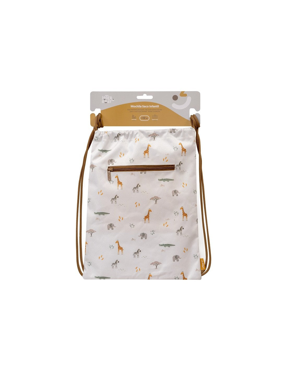 Mochila - Saco Infantil, Diseño Savanna (imagen 3)