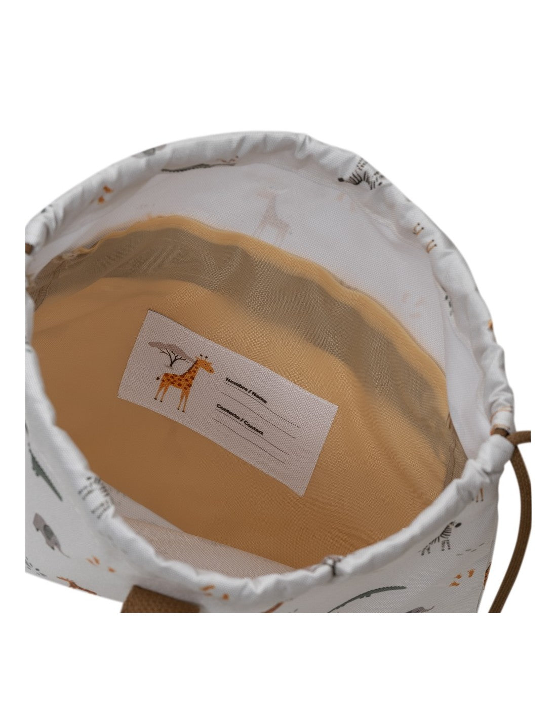 Mochila - Saco Infantil, Diseño Savanna (imagen 5)