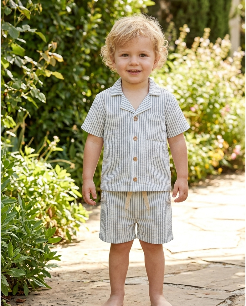 Conjunto 2 Piezas Niño Camisa y Pantalón (imagen 3)