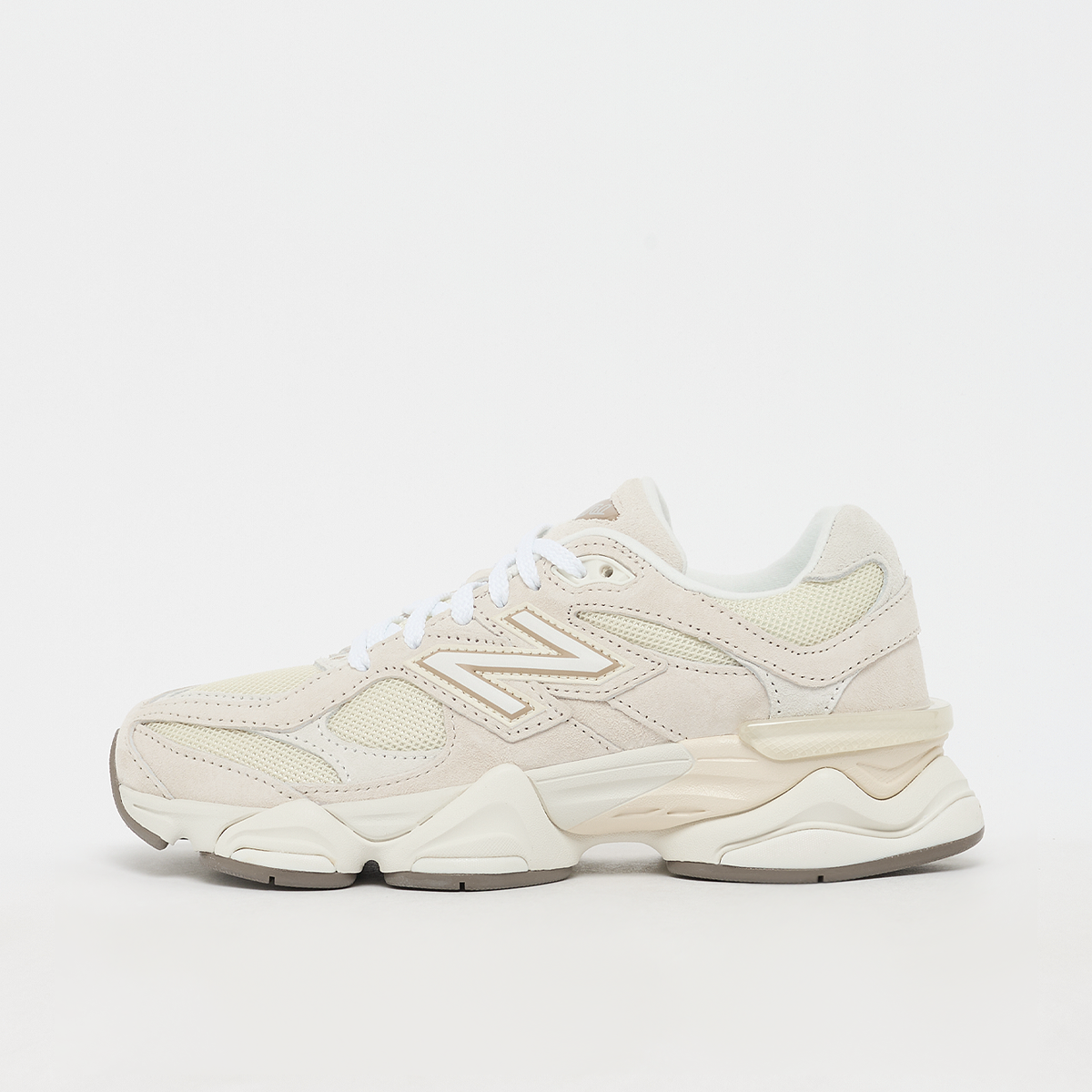New Balance 9060 Gris Timberwolf y Blanco