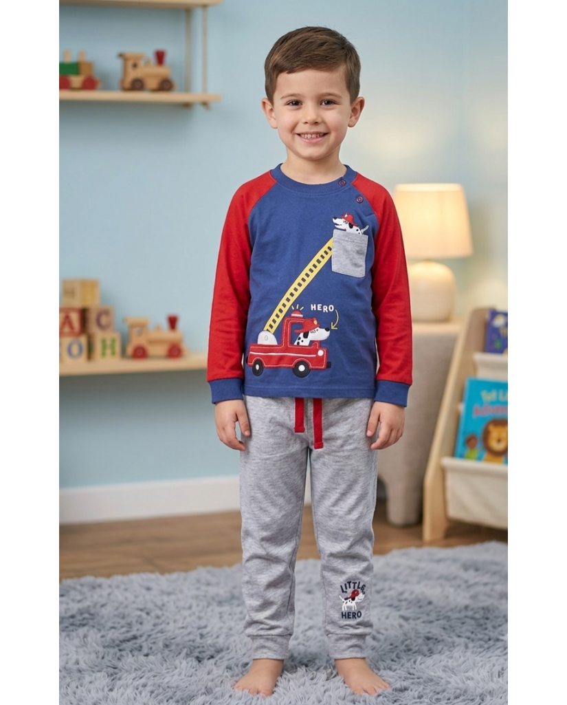 Pijama Niño Manga Larga Ref. NO215017