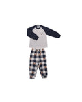 Pijama Niño Manga Larga Cuadros