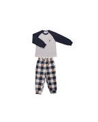 Pijama Niño Manga Larga Cuadros