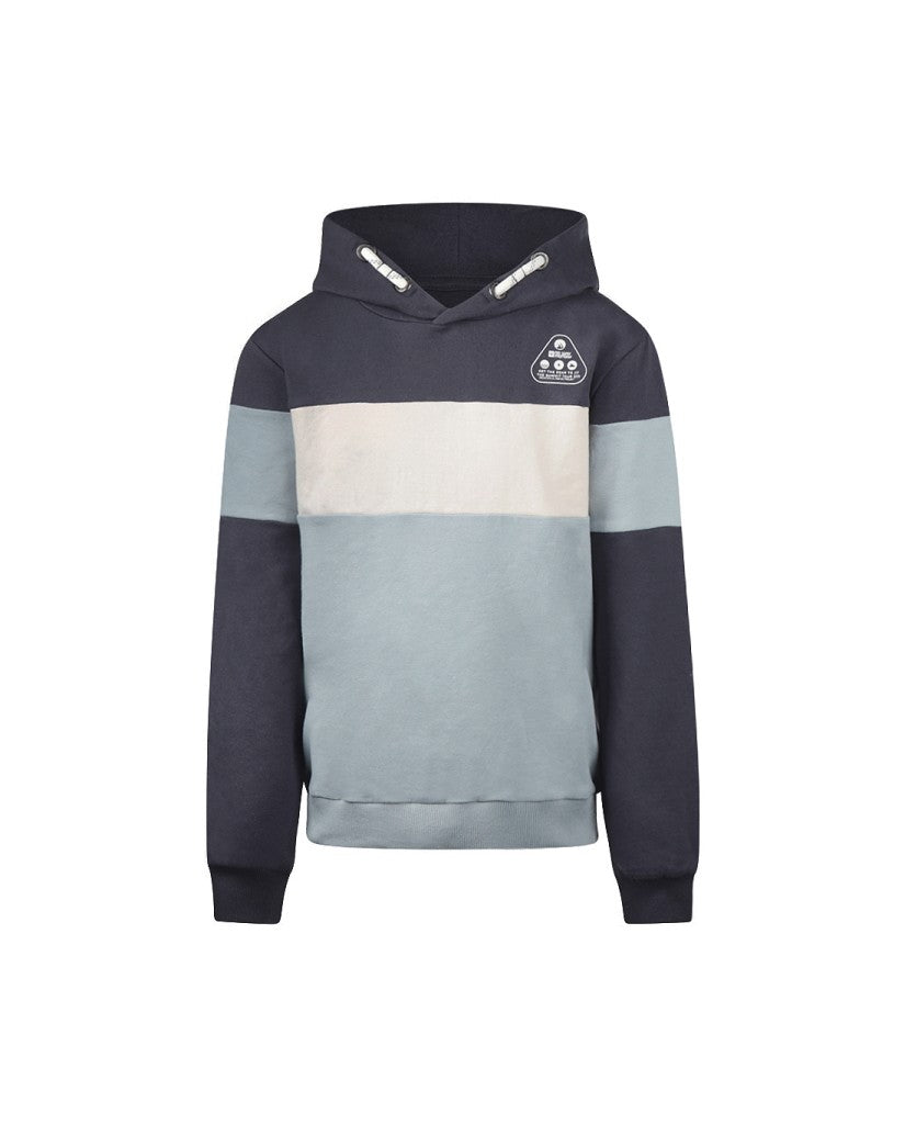 Sudadera Niño Capucha Azul