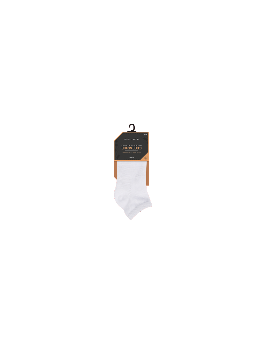 Calcetines Invisibles Transpirables, Pack de 3 Pares (imagen 3)