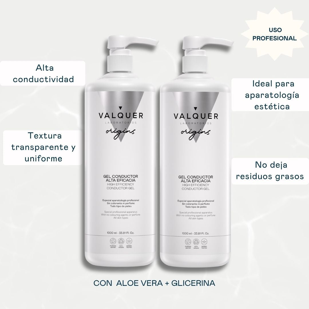 Pack Gel conductor Facial & Corporal - 2000 ml Valquer®