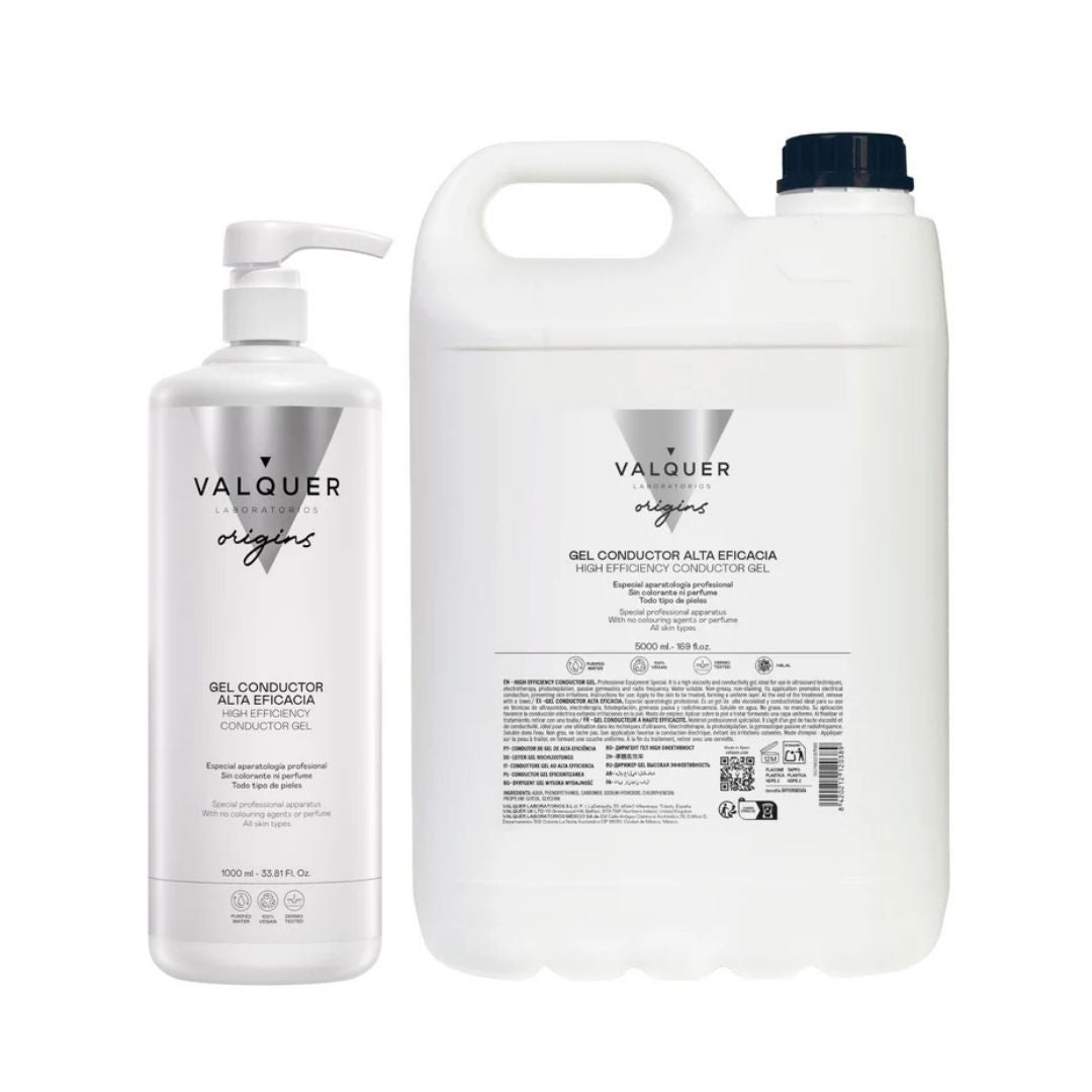 Pack Gel conductor Facial & Corporal - 6000 ml Valquer®