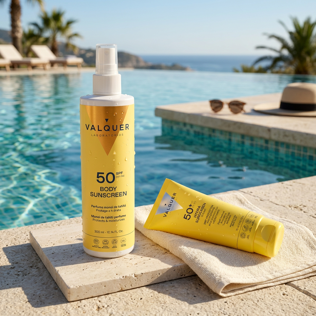 Pack Protección Solar Completa: Hydra Sunscreen Facial SPF 50+ y Corporal SPF 50 - 375 ml Valquer®