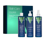 Pack Total Repair para Cabellos Dañados - Champú, Mascarilla y Acondicionador Bifásico - 975 ml Valquer®