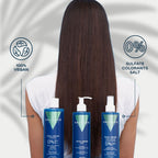 Pack Total Repair para Cabellos Dañados - Champú, Mascarilla y Acondicionador Bifásico - 975 ml Valquer®