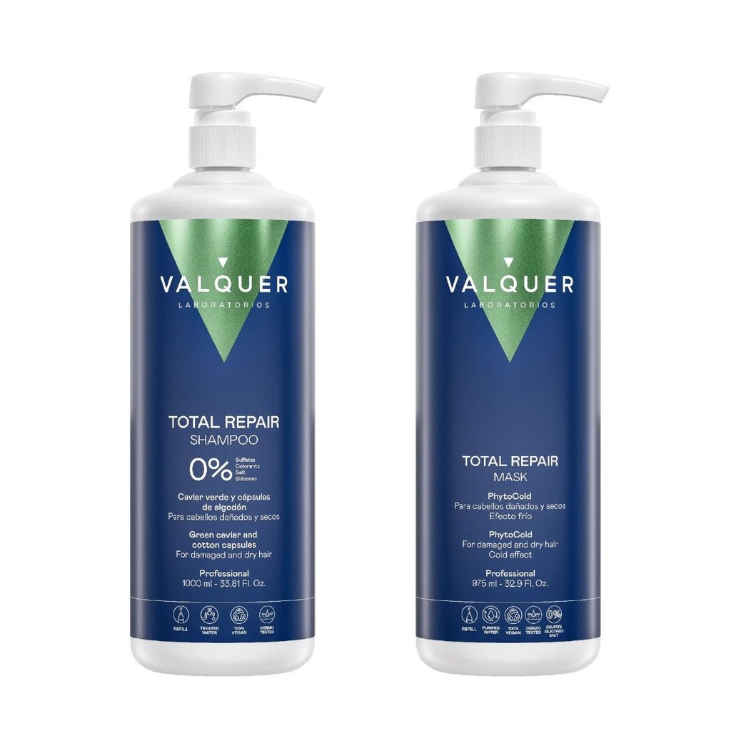 Pack Total Repair para Cabellos Dañados - Champú y Mascarilla - 1975 ml