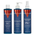 Pack Potenciador color y brillo para Cabellos Teñidos - Champú, Mascarilla y Acondicionador Bifásico - 1000 ml Valquer®