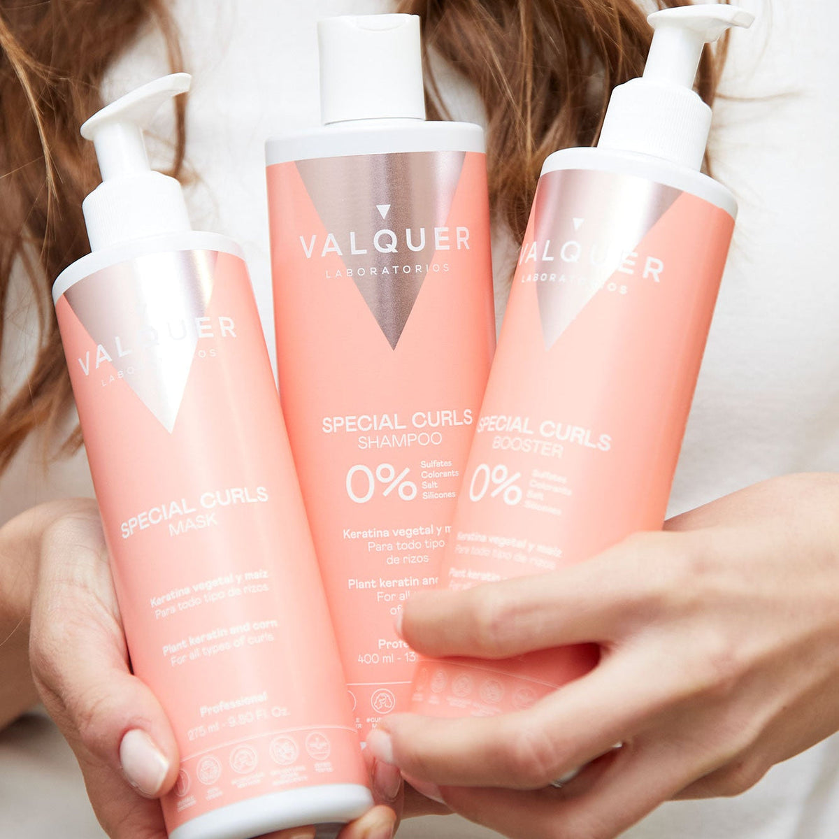 Pack Método Curly -  Champú, Mascarilla y Acondicionador - 975 ml Valquer®