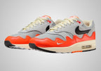 Nike Air Max 1 Patta Waves Hyper Crimson Pure Platinum detalle brazalete