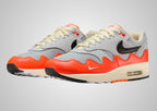 Nike Air Max 1 Patta Waves Hyper Crimson Pure Platinum vista lateral
