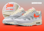 Nike Air Max 1 Patta Waves Blanco Carmesí - vista lateral