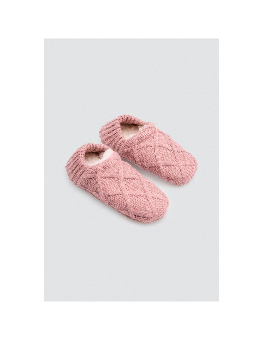 Patuco Zapatilla Antideslizante de Mujer, Caja de 6 Unidades, Diseño Rombos (imagen 5)