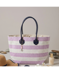 Bolso Playa o Piscina a Rayas Rosas