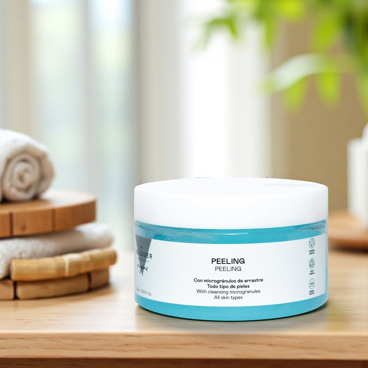 Peeling Facial – Gel Exfoliante Suave con Microgránulos Naturales Valquer®