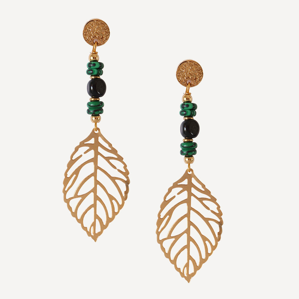 Pendientes Paris Malaquita ÉMOLO®