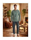 Pijama Afelpado para Hombre, Diseño Riding
