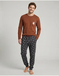 Pijama de Algodón para Hombre, Diseño Oveja