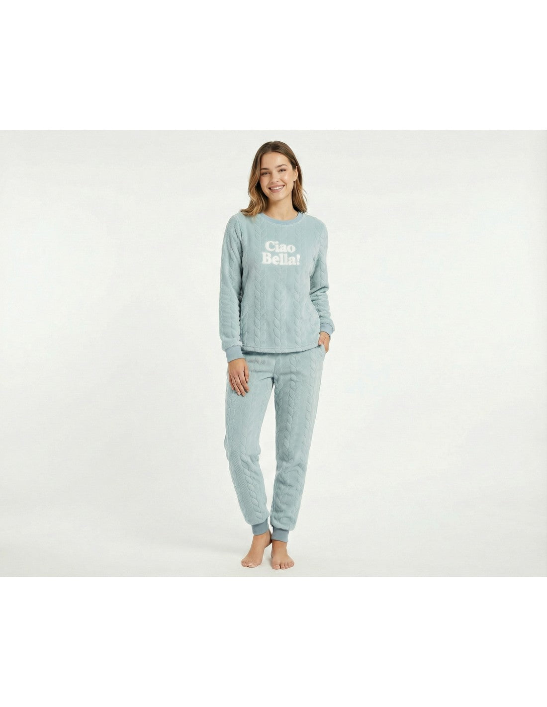 Pijama de Coralina para Mujer, Diseño Ciao