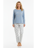 Pijama de Interlock para Mujer, Diseño Lazos