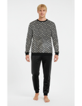 Pijama de Spandex para Hombre, Diseño Triángulos (Ref. 9389)