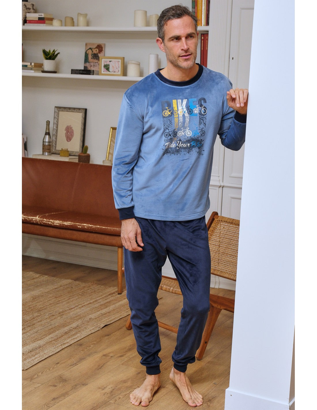 Pijama de Spandex para Hombre, Diseño Bikes