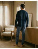 Pijama de Spandex para Hombre, Diseño Cuadrícula (imagen 2)