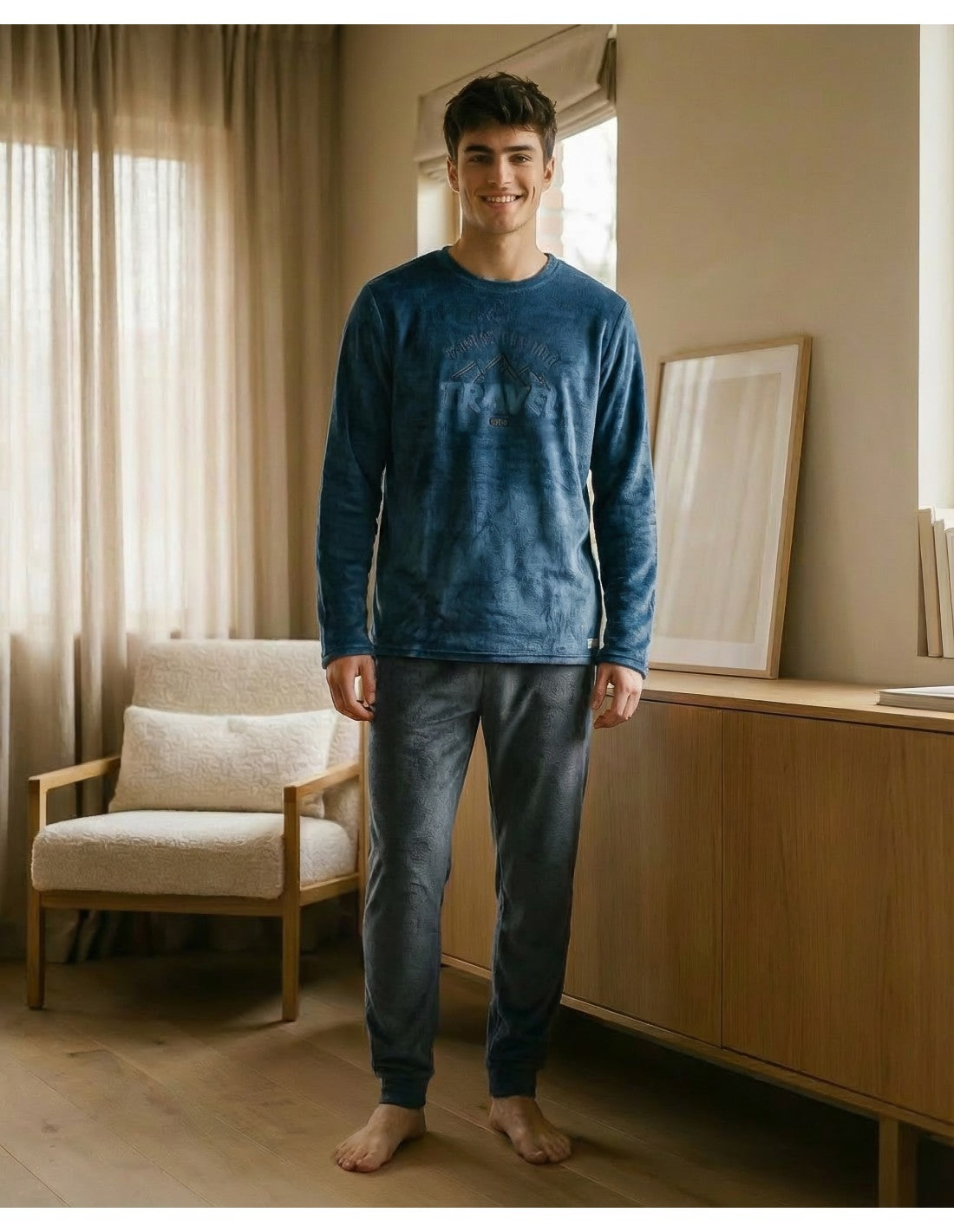 Pijama de Spandex para Hombre, Diseño Travel