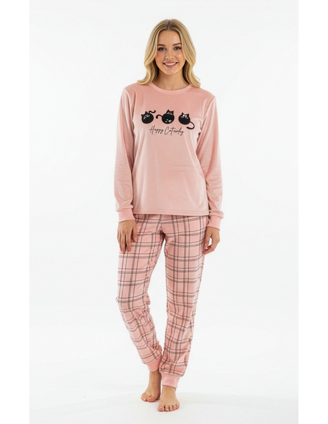 Pijama de Spandex para Mujer, Diseño Gatos