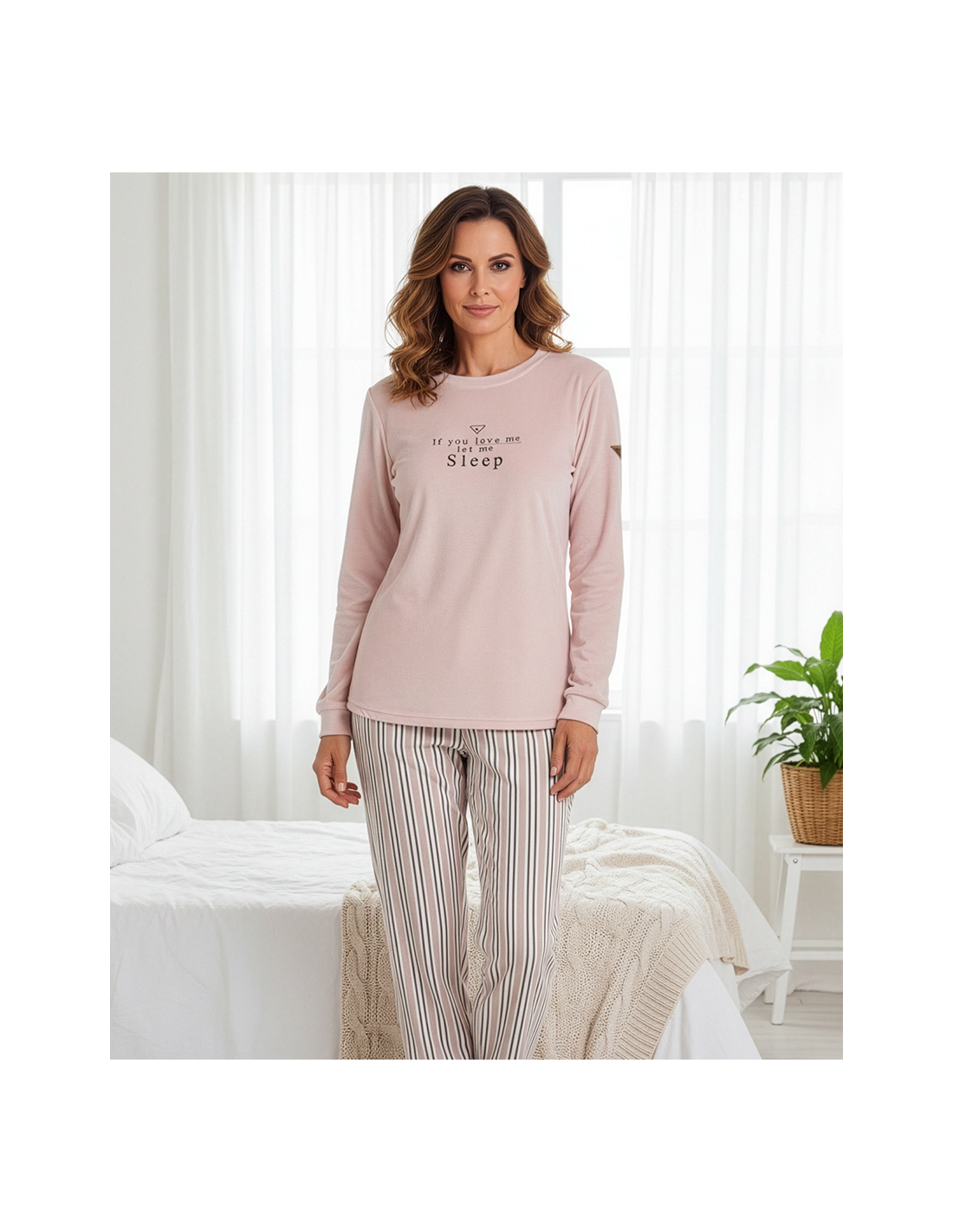 Pijama de Spandex para Mujer, Diseño Sleep